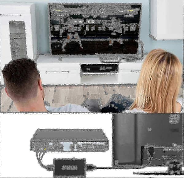 Rca Til Hdmi Konverter, Komposit Til Understøttelse Af 1080p Pal