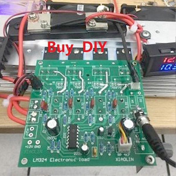 DIY-kit 150W 10A Batterikapacitetstestare Justerbar Konstant Ström Elektronisk Last Urladdningstest