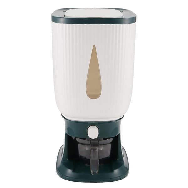 10 kg Automatisk Risdispenser med Skyllekop Smart Risdispenser Risopbevaring Rishusstand