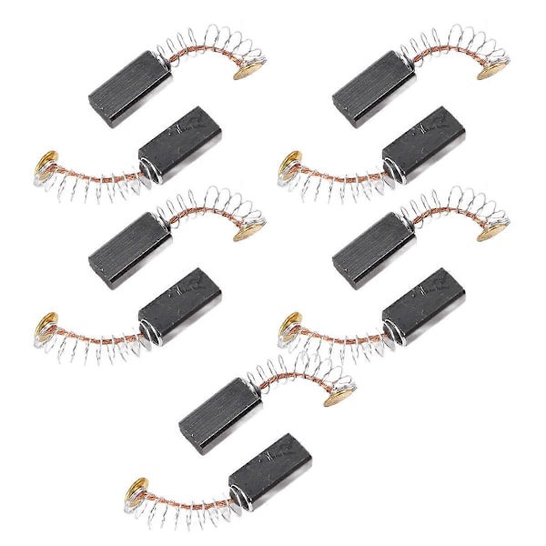 10 Par 12.7 x 5.5 x 4mm Motorkol för Elektrisk Borrmaskin