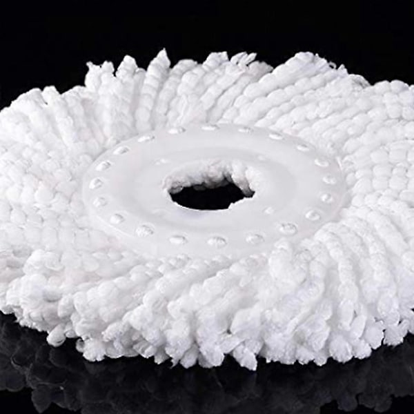 3 Erstatningsmopp Mikro-Hode Refill for 360° Magic Mop - Mikrofiber Erstatning - Rund Form Standard