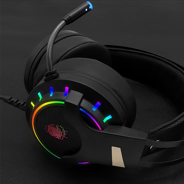 K3 USB7.1RGB-version spelheadset för stationär dator