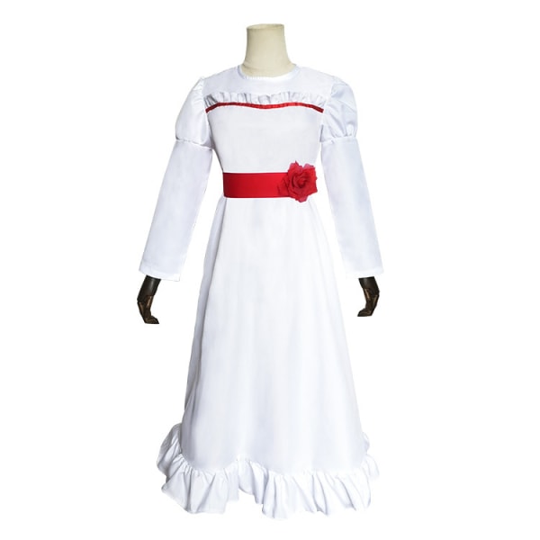 ConjingDoll Annabell Halloween Horror White Dress Cosplay -asu 120cm