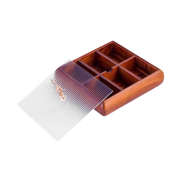 Delad Snackserveringsbricka Lätt att Bära Dessertbricka för Kök Sovsal Hem