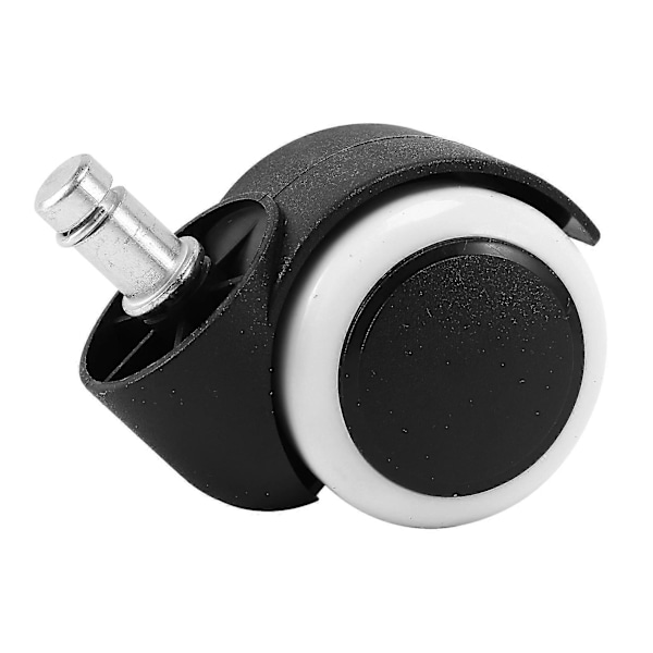 50mm Kontorstol Hjul - Sæt med 10 - Sort & hvid