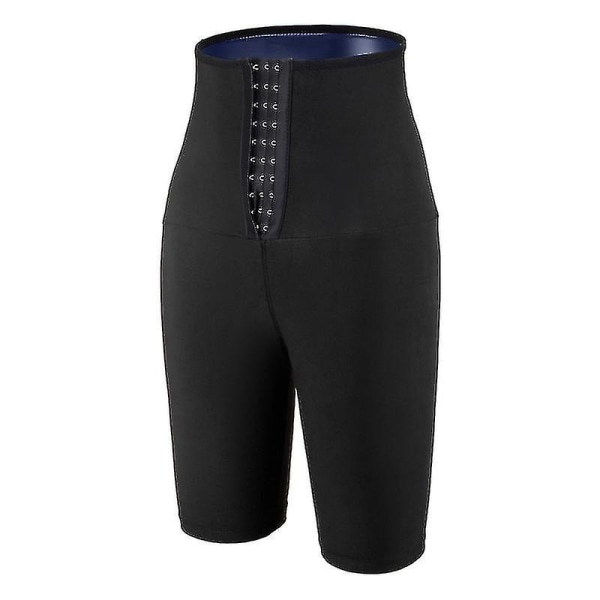 Tflycq Dame Shapewear Sauna Bukser Høy midje Trange Sports Fitness Bukser Breasted Mage Kontroll Svette Tre/fem/ni punkts bukser Five point pants 2XL-3XL