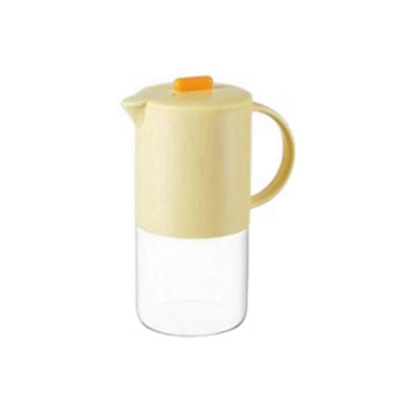 Bærbar glaskande med låg, køkkenkaffekande med håndtag, kaffe-tekedel, kaffeudstyr, teudstyr