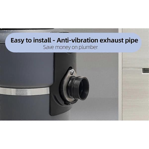 75499 Flexkoppling för avfallskvarn, Flexibel utlopp Anti-vibrationsrörfäste Koppling Repl