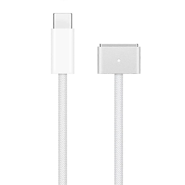 140W Type C - MagSafe 3 -sovitinkaapeli Macbook Pro Air Silverille