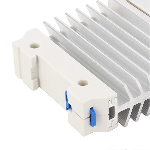 DC DC 120A DIN-skinne Solid State Relæ Enkeltfaset SSR-modul med køleplade Input 3‑32VDC Output 5‑