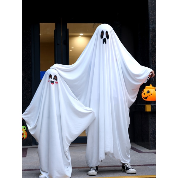 2023 nye Halloween barnekostymer maskerade barn voksen spøkelse kappe kappe klær kle opp style 2 L