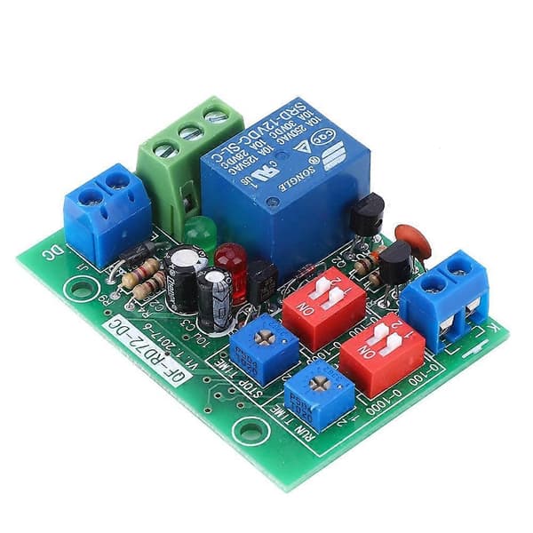 RD72-DC-12V Uendelig Cyklus TIL FRA Relæ Modul Trigger Forsinkelse Switch Uendelig Loop Relæ