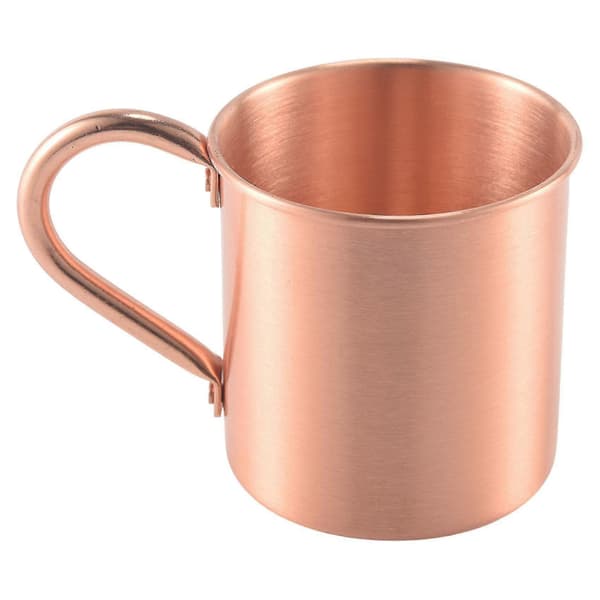 Ren Koppar Moscow Mule Mug Solid Slät Utan Inre Foder För Cocktail Kaffe Öl Mjölk Vatten C-L