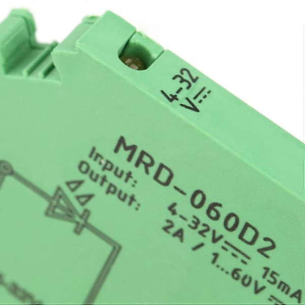 MRD-060D2 Ultratynn 6.2mm Solid State Relé Modul Inngang 4-32VDC NO