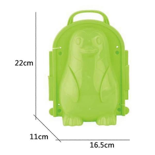 Pingvin DIY 3D Sne Sandform Snebold Maker Clip Form Børnelegetøj