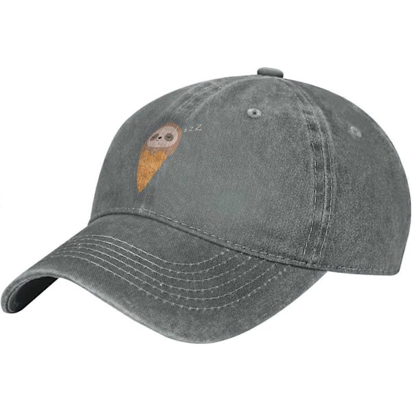Søte dovendyr-iskremer Unisex Cowboyhatt Baseballcaps Justerbar Sport Golf Denim Casquette Caps Stil 1148