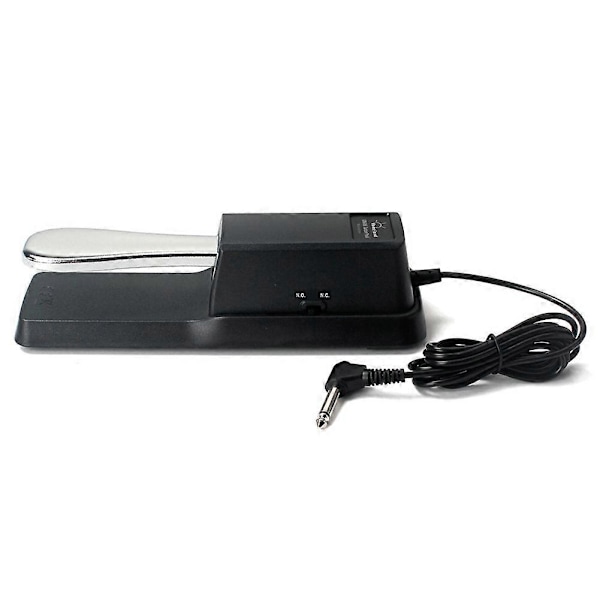 Højkvalitets Piano Keyboard Sustain Pedal med Skridsikker Gummibund til MIDI Keyboard, med 1/4inc