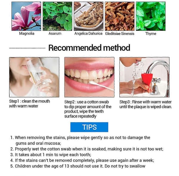 1-3x Lanbena hampaidenvalkaisuneste 10ml 2st