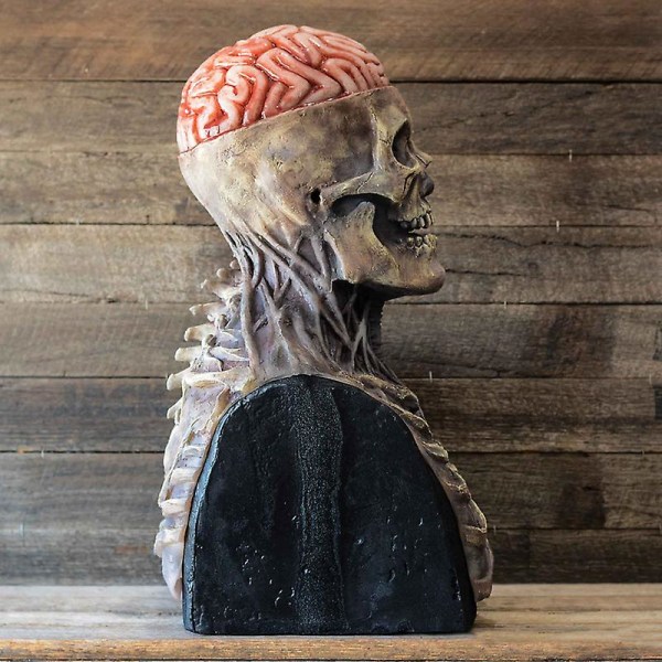 2023 Halloween kauhunaamio 3D liikkuva leuka kypärä luuranko lateksi pelottava naamio Halloween naamiainen rekvisiitta puku juhlakoristeet Red skull and Hat