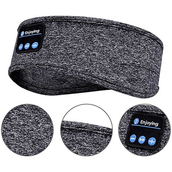 Hörlurar Sport Sömn Pannband Elastiska Trådlösa Hörlurar Musik Ögonmask Trådlös Bluetooth Head