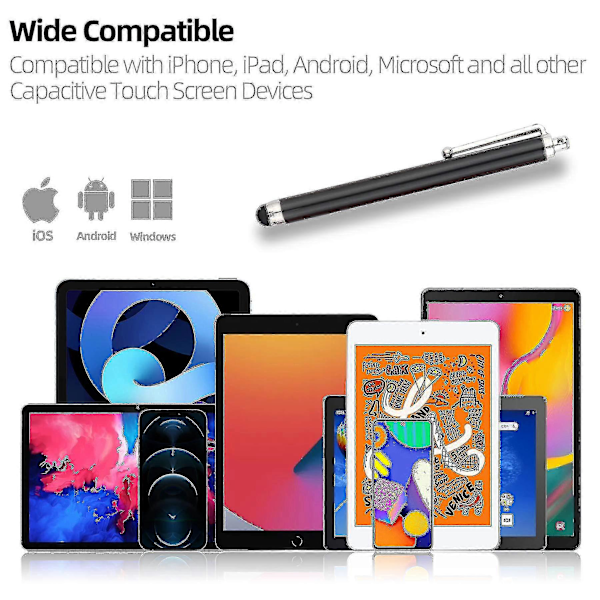 Stylus Penner For Berøringsskjermer, Stylus Penn For, Nettbrett Stylus Blyant, 10 Pakk Om