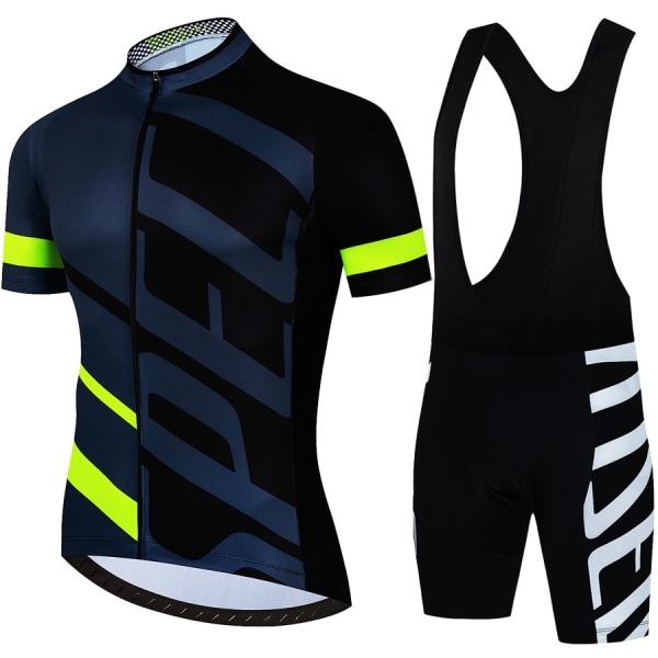 2023 Pro Team Cykeltröja Set Sommar Cykelkläder MTB Cykelkläder Uniform Maillot Ropa Ciclismo Man Cykelcykeldräkt Khaki M