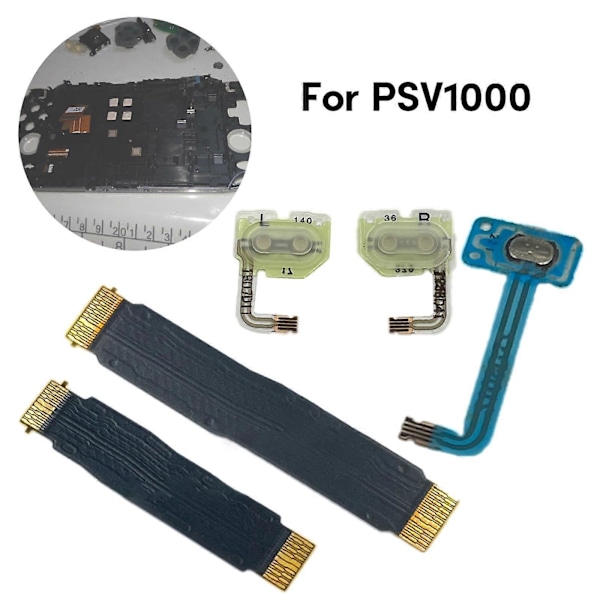 Vänster Höger Triggerknapp Knappsats PCB Kort Anslut Band Flexibel Kabel Ersättning Kompatibel för PSV1000 Spelkonsol