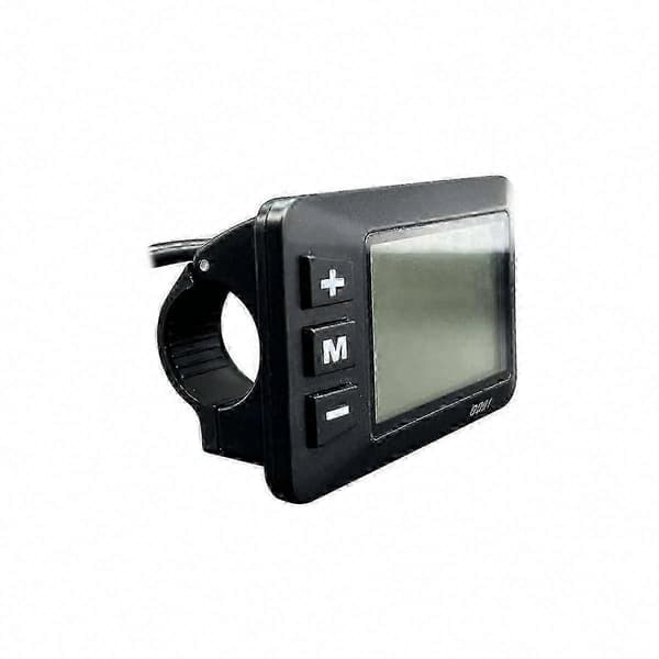 36V 48V Elcykel LCD Display Panel GD01 med Standard Stik E-Bike Meter Tilbehør black