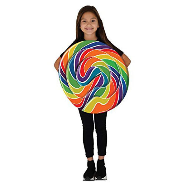 Aikuisten tyttöjen Rainbow Candy Fancy Mekko Tunika Halloween-asu Miesten 2022 Lasten Tikkaripuku Kids