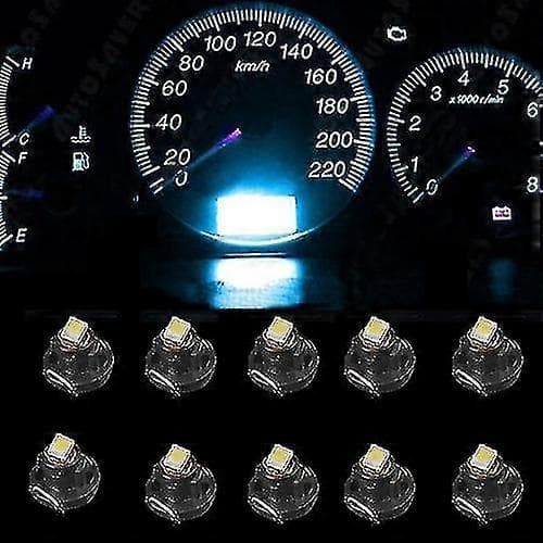 10 stk. T4.2 12V LED Pære Bil Instrumentpanel Måler Panel Lys Lamper