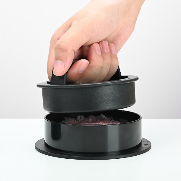 Bbq Hamburger Maker Hamburger Press Rund Form Nonstick Kokkeletter Hamburger Kød Oksekød Grill Burger Press Patty Maker Form Box and 100 Papers