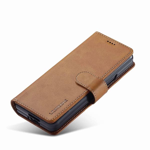 Til Samsung Galaxy Z Fold 3 Clip Flip Wallet Case PU Læder