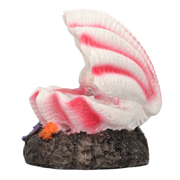Kunstig harpiks fisketank skal ornament med akvarium skal luftboble dekoration og luftboble sten