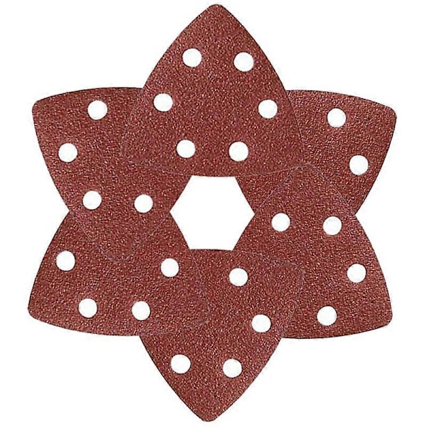Tarvikesarja 10 Puuhiomalevyä 90 Mm 6 Reikää Hiekkapaperi Itseliimautuva Nukkapinta Monikäyttöinen Hiekkapaperi Starlight