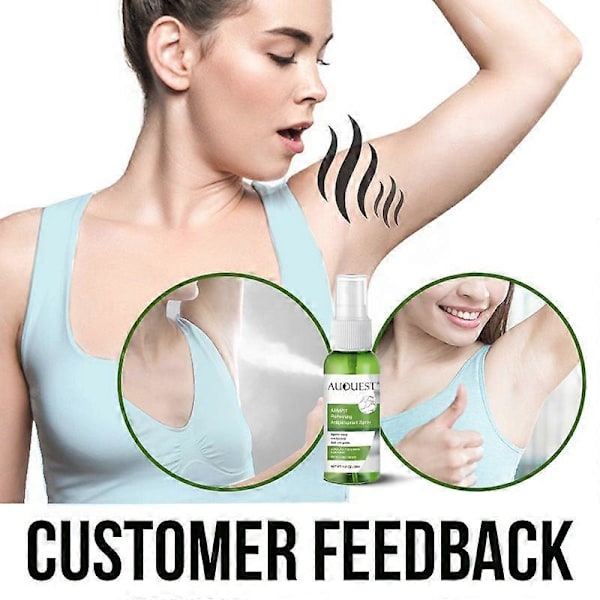 Maximal Styrka Antiperspirant Flytande Spray, Stark Deodorant för Överdriven Svettning & Hyperhidrosbehandling - Uppfriskande Doft - 30ml