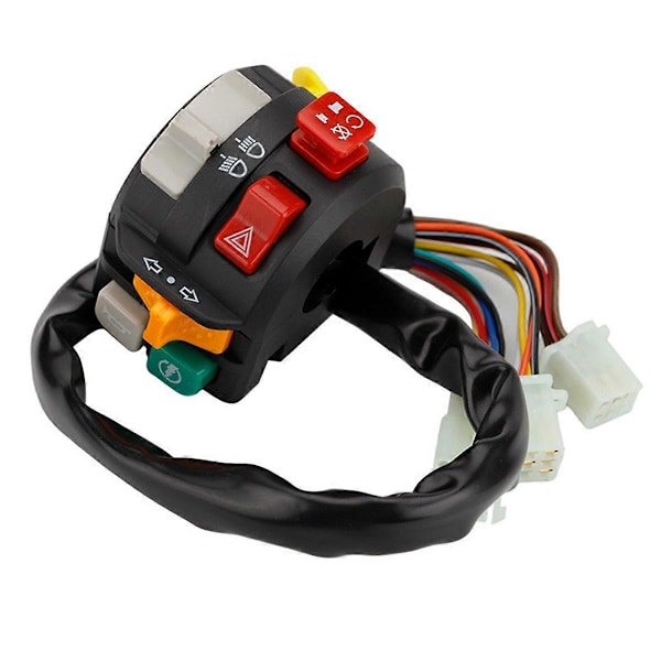 Motorcykel Universal 22mm Styrbrytare 7 Funktioner Styr Modifiering Brytarenhet