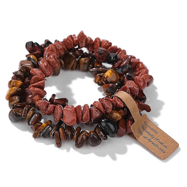 Armband - Tigeröga Guld - Kunglig Mod