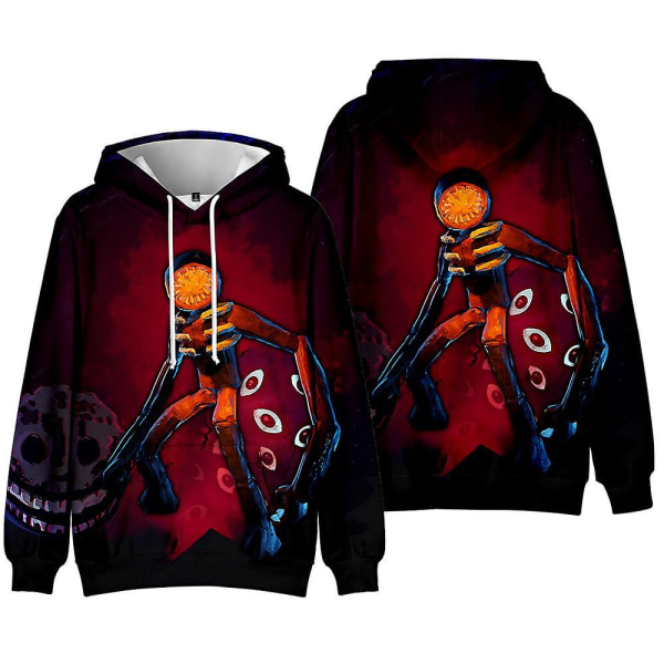 Roblox Dörrar Printed Hoodies Med Fickor Casual Dragsko Hood Pullover Jumper Sweatshirt Toppar För Barn Pojkar Flickor Fans style 2 7-8 Years