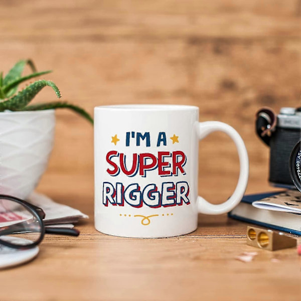 Rigger Krus Jeg er Super Sjov Gave til Kolleger Keramisk 11oz Krus