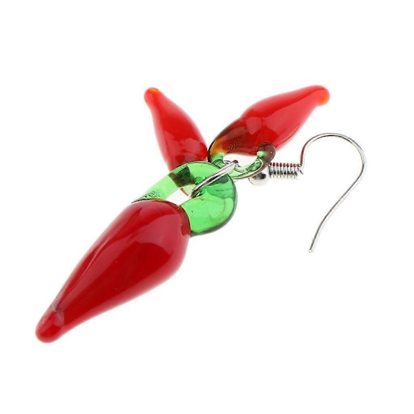 /Sæt Hot Chili Pepper Dingle Øreringe Statement Ørering 55mm Smykker