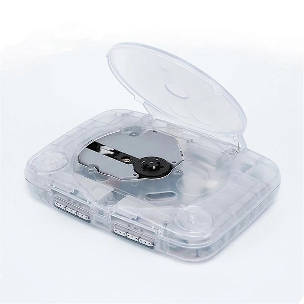 Til PS ONE Retro Videospil Kabinet Transparent Sort