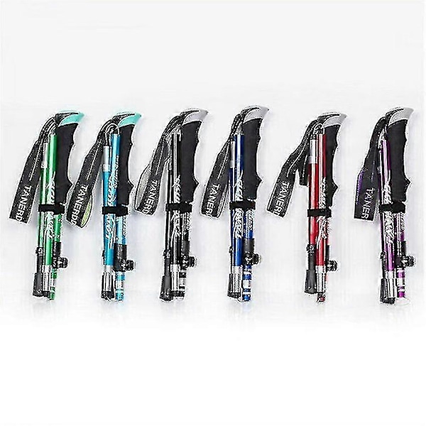 5-delt Foldbar Vandrestave Vandrestok Vandring Naturehike Antishock
