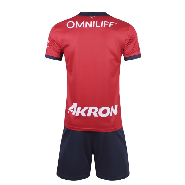 barneklær gutt jente Chivas usas Fans skjorte Treningsklær spill Fotballdrakt sport Herre Kids Kit Topper og shorts Leisu Black (7-8Y)-kids-22