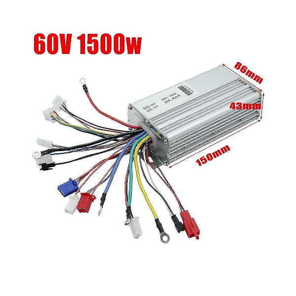60v 1500w Sinusformet Kontroller for Citycoco Elektrisk Motorsykkel Breddekk Elektrisk Motorsykkel Tilbehør