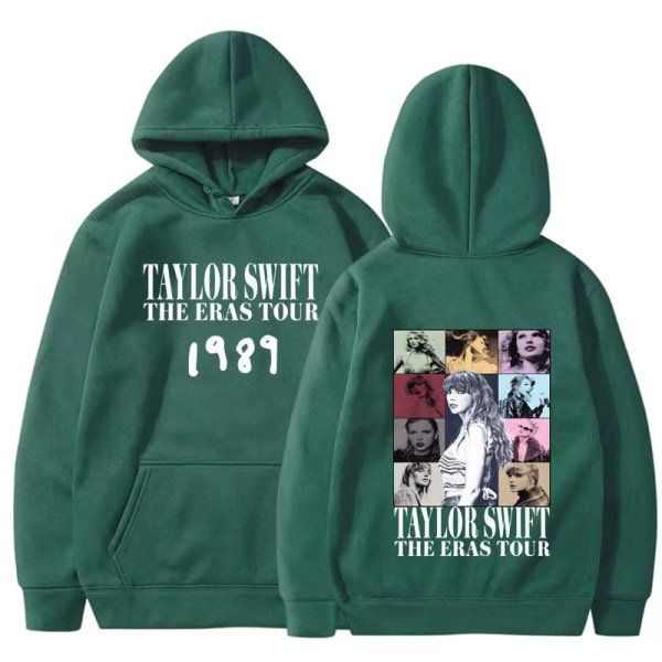 Tylor Ers r 0 Ccert r Crewc Taylor Swift 1989 hettegenser for menn og kvinner green 3XL