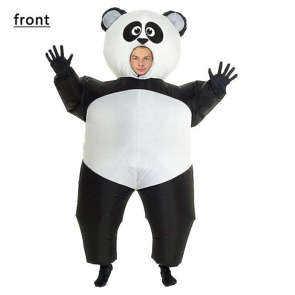 Nopea toimitus Panda puhallettava Cosplay-asu aikuisille Mukava kevyt show-asu aktiivisuusjuhlalavalle