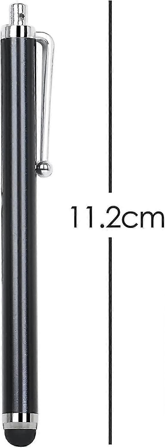 2 stk. Smart Phone Pen Stylus, Silikone Tip Penne til Touch Screen Enheder (sort)