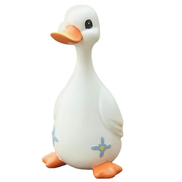 Suloinen puutarhapatsas Hartsi Ankka Perhe Ornamentti Takapiha Ankat Sisustus Lintuveistos Sisällä Ulkopiha Lampi Nurmikko Boy