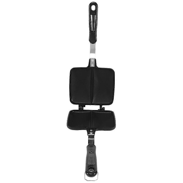 Grillmacka Maker, Bröd Toast Frukostmaskin, varm macka, non-stick aluminium avtagbar vändning