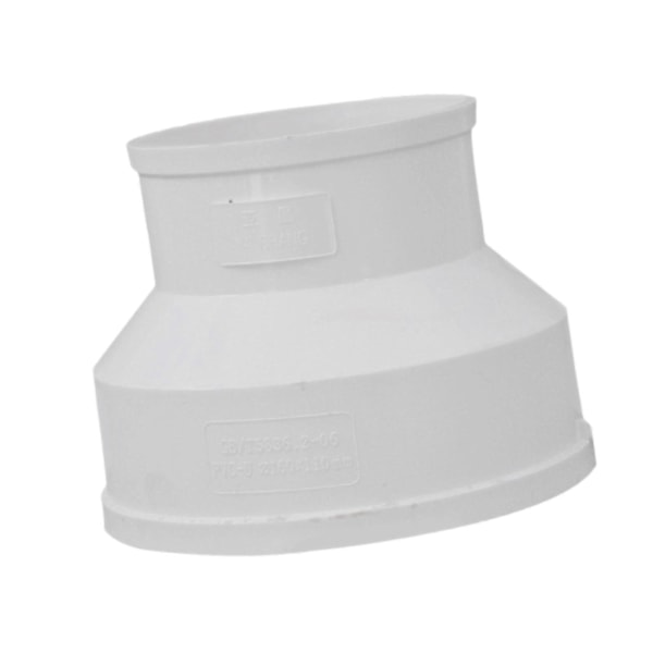 Kanalreducerare Luftkanaladapter PVC-koppling Luftflödesrör Förstoringsadapter för Hotellventilationssystem Enkel att Installera Användbar